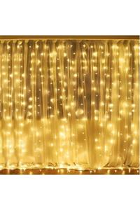 Wolfberry Kumandalı 8 Ayrı Moda Sahip 3mx3m ( 300 Cm X 300 Cm ) Perde Led Peri Led Usb 422 Gün Işıgı Perde