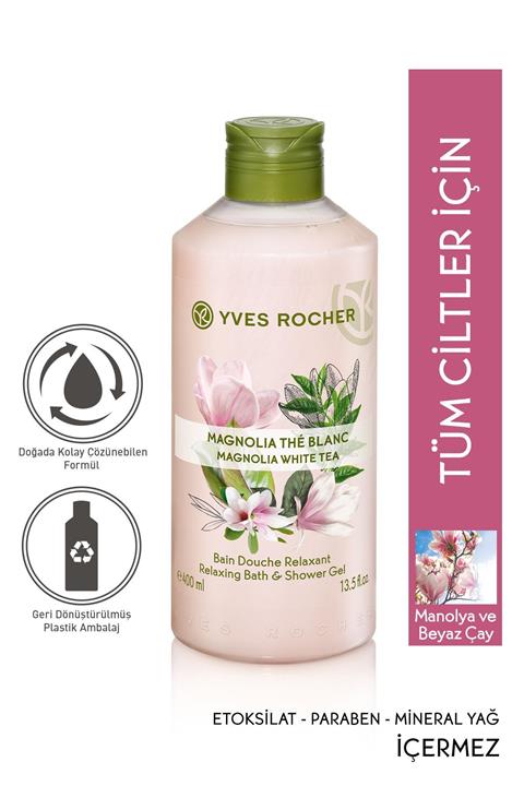 Yves Rocher Duş Jeli -Manolya Beyaz Çay - 400ml