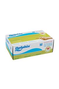 Dolphin Pudralı Lateks Eldiven 100 Lü Paket (m)