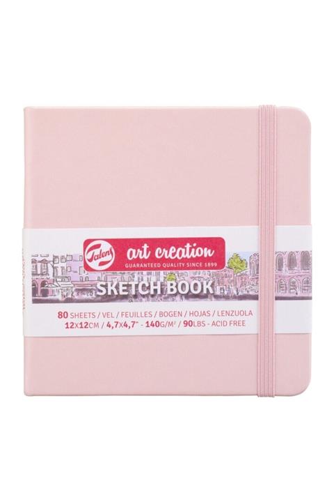 Talens Sketch Book 12x12cm Pastel Pembe