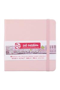 Talens Sketch Book 12x12cm Pastel Pembe