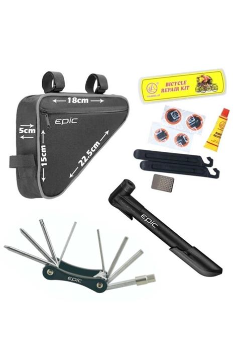 Plus Epic Çantalı Bisiklet Tamir Seti