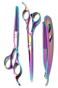 Qualis Shave U3 Ustura + M8 Kesme + Inceltme Makas Set - 6inç/15 Cm Made In Japon