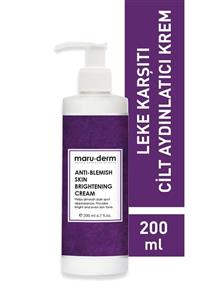 Maru.Derm Maruderm Leke Karşıtı Cilt Beyazlatıcı Bakım Kremi 200 ml