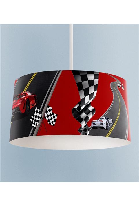 Talia Home Yarış Arabalı Çocuk Odası Sarkıt Avize