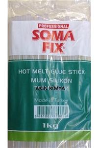 Somafix 1 kg 7.4x300 mm Ince Somafıx Mum Silikon Çubuk Sıcak Şeffaf