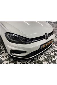 NamTuning Vw Golf 7 - 7,5 R Ön Tampon Lipi Plastik Piano Black