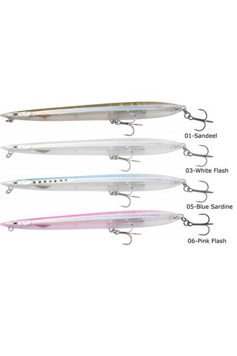 Savage Gear Sandeel Surf Walker 155 23g Suni Yem 03 White Flash