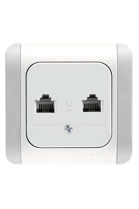 VİKO Kardelen Beyaz Ikili Nümeris Kordonlu Cat3