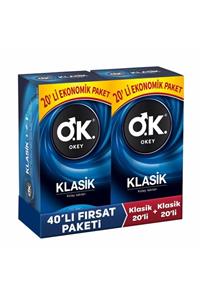 Okey Klasik Ekonomik 40'lı Prezervatif