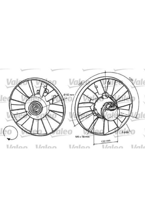 ÖZGÜÇYEDEK Fan Motoru Passat 1,9tdı 9097