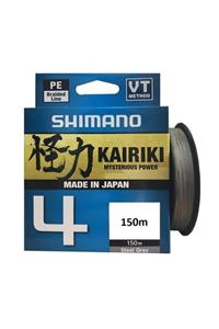 Shimano Kairiki 4 Kat 150m Steel Gray Ip Misina