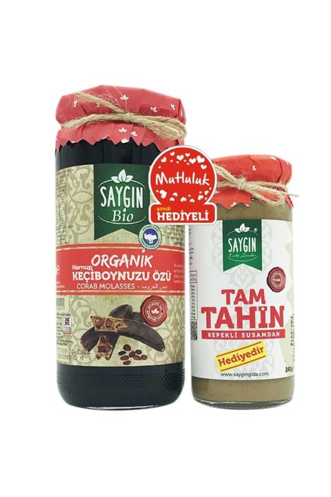 Saygın Tarihi Lezzetler Saygın Keçiboynuzu Özü 640 G - Tam Tahin 240 G Hediyeli!