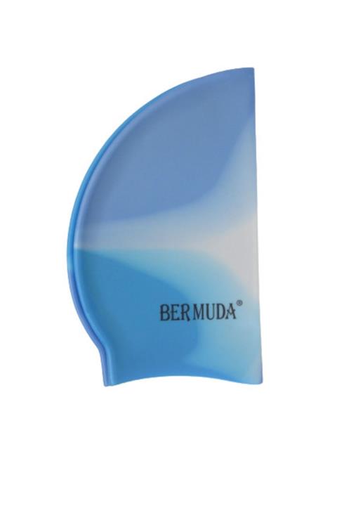 BERMUDA Silikon Bone Yüzme Yüzücü Bonesi Deniz Havuz Için Elastik Yüzme Şapkası Sılıcone Swım Cap
