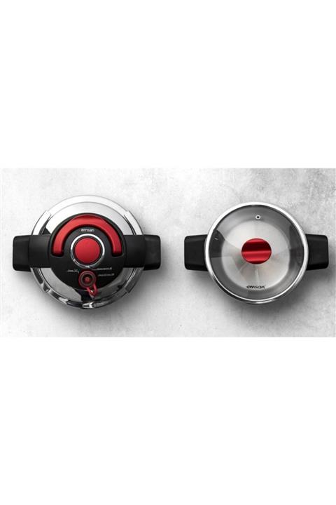 Emsan Innocook 4+6,5 Lt Düdüklü Tencere Seti Kırmızı