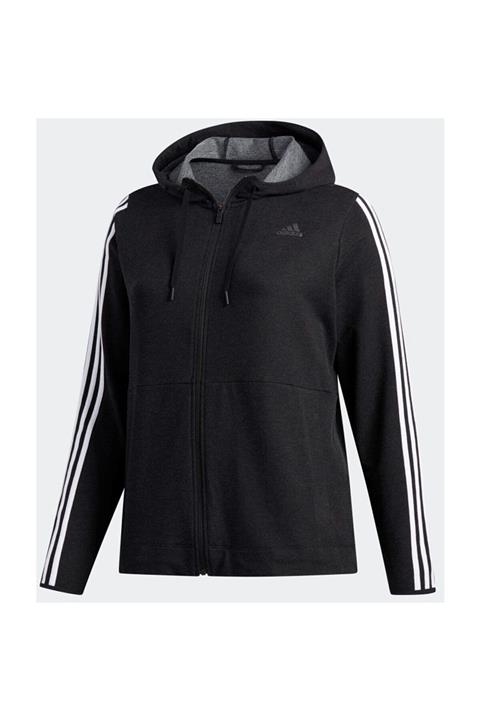 adidas Kadın Yetişkin Spor Ceket 3S KNT FZ HOOD FJ7340