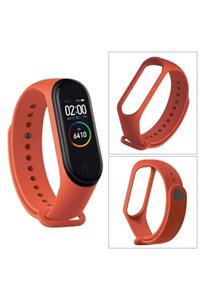 PUFWİN Xiaomi Mi Band 3 4 Uyumlu Silikon Kordon Kiremit