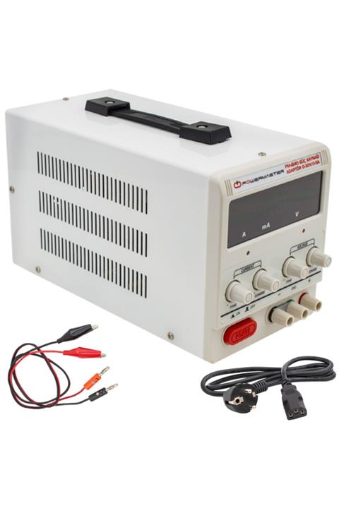 Powermaster Pm-1840 0-30 Volt / 0-5 Amper Arası Dc Güç Kaynağı Adaptör