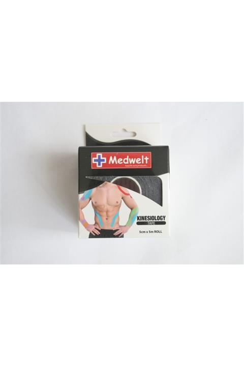 MEDWELT Mdzn Siyah Kinesio Tape Kinesiology Bandı