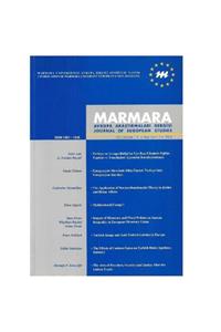 Marmara Üniversitesi Yayınları Avrupa Araştırmaları Dergisi - Marmara Journal Of European Studies Cilt: 16 Sayı: 1 - 2 - 2008