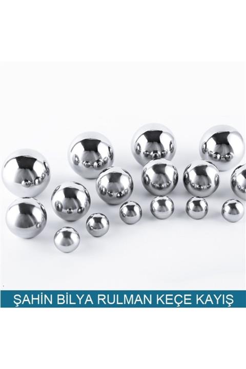 CC Çelik Bilya 6 Mm Çok Amaçlı Bilye Tane Misket Rulman Demir (100’lü Paket) Gümüş