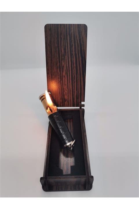 caka lighter Pro Benzinli Çakmak Unisex Siyah Gold