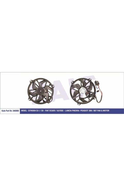 ÖZGÜÇYEDEK Fan Motoru P407 C5 Iı Beyınlı 1,6hdı 2,0 16v 1,8 16v