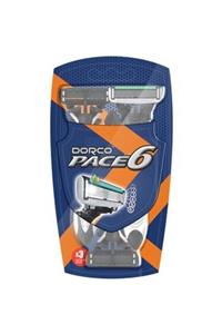OLCAY CENTER Dorco Pace 6 Bıçaklı Yeni Üretim 3'lü Paket