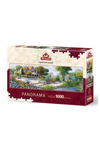 Art Puzzle English Cottage 1000 Parça Panorama Puzzle