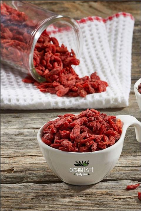 Organikji Gojiberry - Kurt Üzümü Goji Berry Gojibery, Tropikal Meyve (100gram)