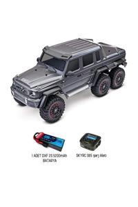 TRAXXAS Trx 6 G63 Amg 6×6 Gümüş Rc Araba Combo Paket