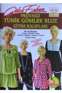 Dilem Yayınları Güler Erkan Provasız Tunik Gömlek Bluz Giyim Kalıpları No:90