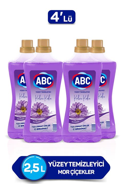 ABC Mor Çiçekler Yüzey Temizleyici 2500 Ml X4