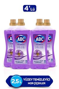 ABC Mor Çiçekler Yüzey Temizleyici 2500 Ml X4