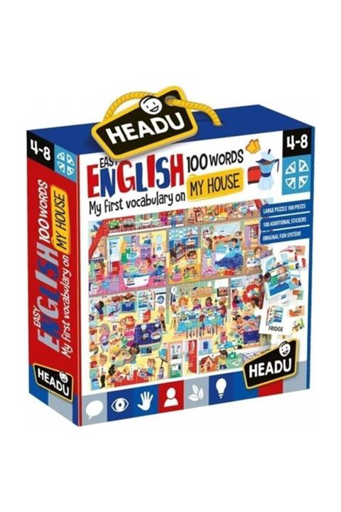 Headu Easy Englısh 100 Words My House (4-8 Yaş)