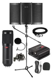 Lastvoice Pack Set-2 Bm800 Mikrofon + Stand + Yalıtım Paneli + Filtre + Phantom Power