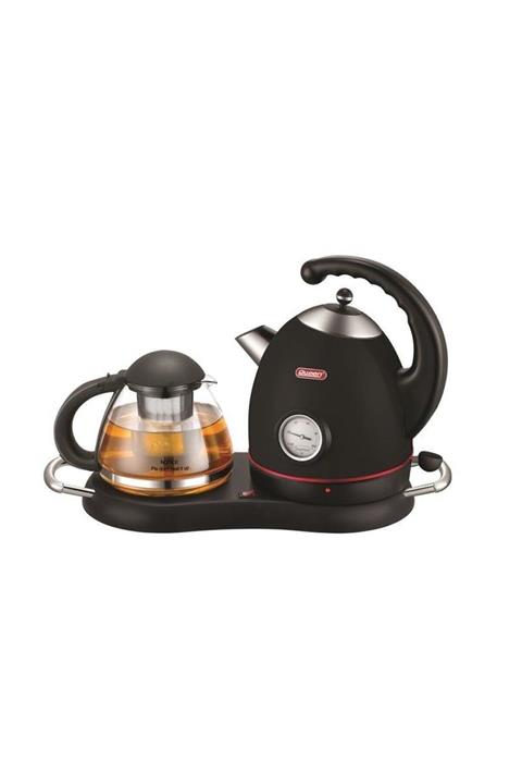 QUEEN Teachat Black Çay Seti