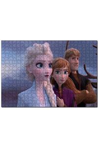 Cakapuzzle Elsa Anna Ve Kristoff Karlar Ülkesi Görseli 500 Parça Puzzle Yapboz Mdf Ahşap