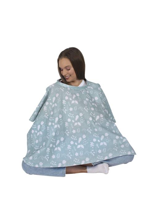 Sevi Bebe Yaprak Desen Anne Emzirme Örtüsü