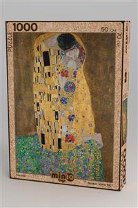 minİQ toys Ahşap Gustav Klimt - The Kiss Puzzle 1000 Parça