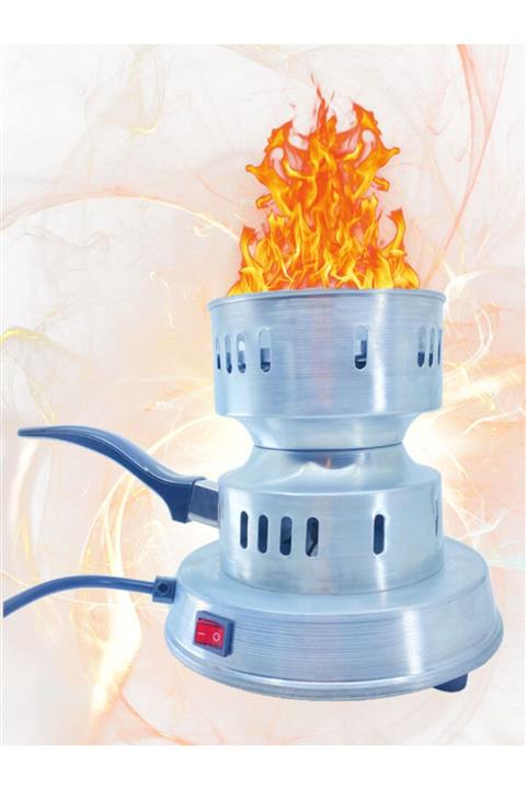 QUQA NARGİLE Nargile Kömür Ocağı - Elektrikli Köz Yakma 600 Watt