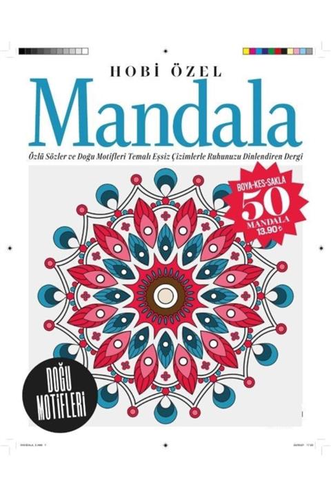 Turkuvaz Mandala Doğu Motifleri
