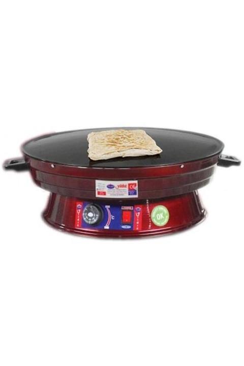 YILDIZ J-181 Yk-25 2000w Elektrikli Lüks Termostatlı 50 Cm Ekmek,gözleme,börek Ve Katmer Sacı