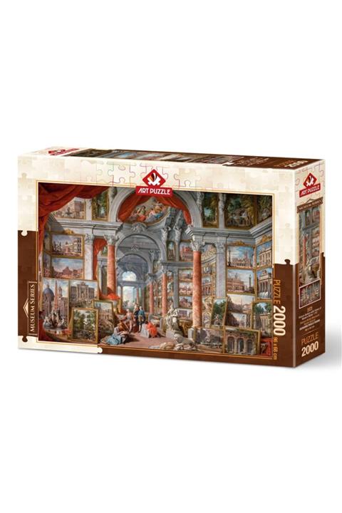 Art Puzzle Modern Roma Manzaralı Resim Galerisi 1757 2000 Parça Puzzle