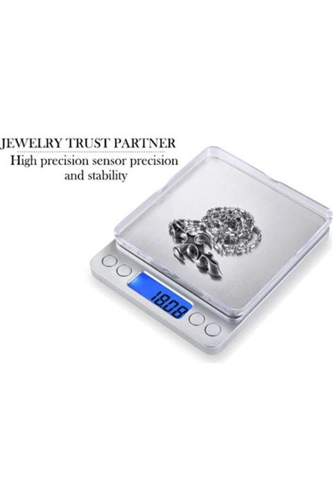 BigSale Dijital Hassas Elektronik Taşınabilir Terazi Tartı 500 gr 0.01 gr Hassasiyetli Mutfak Ve Iş Için