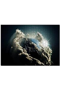 Cakapuzzle Dünya Güneş Ve Beyaz Bulutlar 500 Parça Puzzle Yapboz Mdf (ahşap)