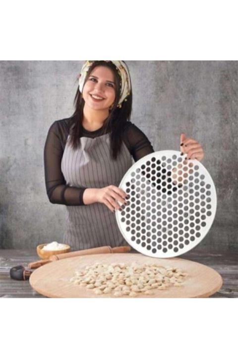 Bamelse Pratik Mantı Kalıbı Mantı Kesme Aparatı Büyük Boy  Mantımatik 42 cm