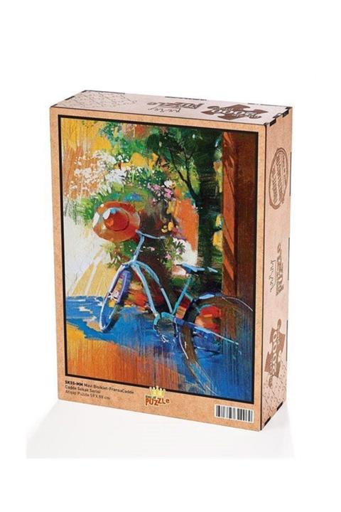 King Of Puzzle Mavi Bisiklet Fransa Ahşap Puzzle 2000 Parça