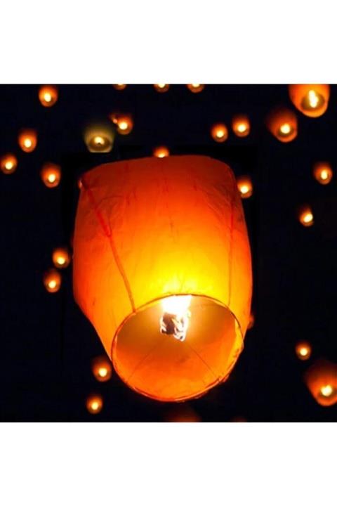 PEMBE MAVİ SÜS Kırmızı Kolay Açılan Dilek Feneri