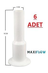 MADE Petek Boru Gizleme - Boru Gizleyici Beyaz 6 Adet